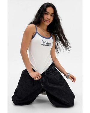 Dickies White Vernal Cami - Black