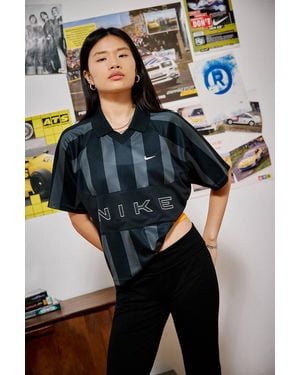 Nike Sportswear Striped Oversized Jersey - Blue