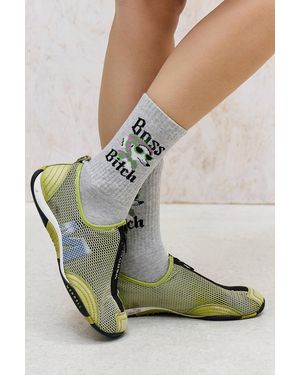 Out From Under Boss B*tch Socks - Green
