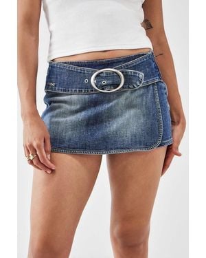 BDG Missy Denim Skort - Blue