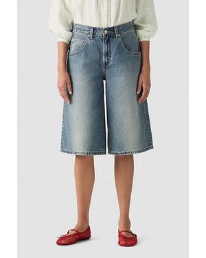 Levi's Super Baggy Mid-Rise Jorts - Blue
