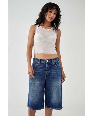 BDG Missouri Longline Authentic Jorts - Blue