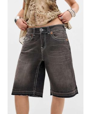 TRUE RELIGION Low Rise Baggy Jorts - Black