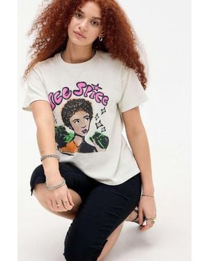 Urban Outfitters Uo Ice Spice Relaxed T-shirt - White