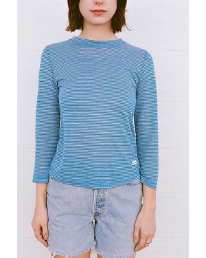 RAT BOI 3/4 Sleeve Top - Blue