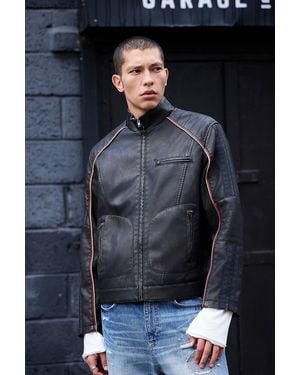 BDG Tommi Motorcross Jacket - Blue