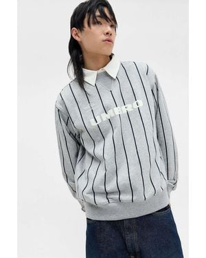 Umbro Uo Exclusive Grey Stripe Sweatshirt