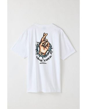 Loser Machine Steadfast Stock Graphic Tee - White