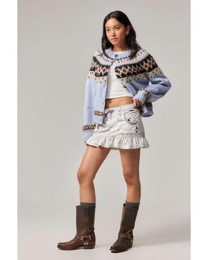 BDG Lily Cargo Mini Skirt - Natural