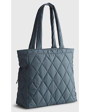 Vera Bradley Quilted Nylon Zip Tote Bag - Blue