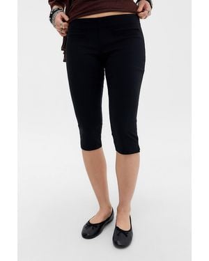 Urban Outfitters Uo Hailey Bengaline Carpi Trousers - Black