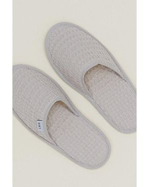 Hawkins New York Simple Waffle Slippers - Grey