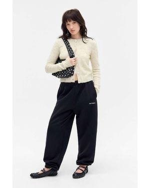 iets frans... Black Cuffed Joggers