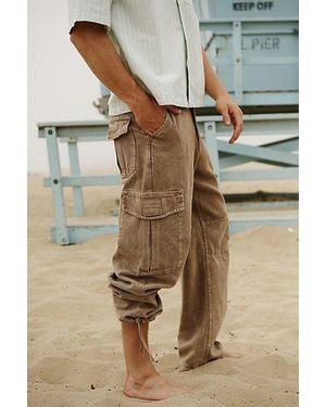 BDG Jacob Canvas Cargo Pants - Natural