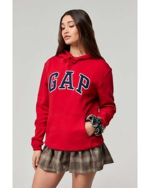 Gap Red Heritage Logo Hoodie