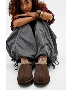 UGG Dusted Cocoa Tasman Slippers - Grey