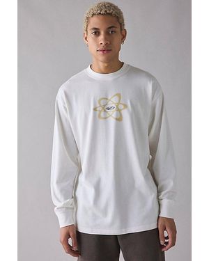 Nike Sportswear Swoosh Graphic Long Sleeve Tee - Grey