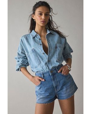 BDG Oscar Cutoff Denim Micro Short - Blue