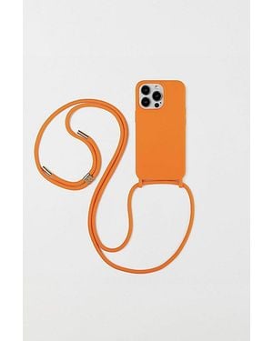 Cordée Cases Cairo Iphone Case + Crossbody Strap Set - Orange
