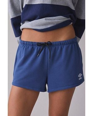 Umbro Uo Exclusive Mini Sweat Shorts - Blue