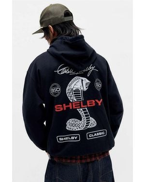 Urban Outfitters Uo Black Shelby Cobra Hoodie - Blue