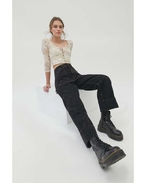 BDG Carter Deep Cuff Carpenter Jean - Blue