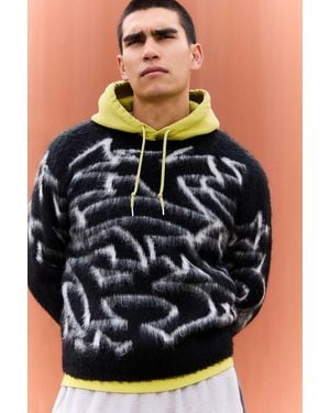 iets frans... Black Graffiti Jumper