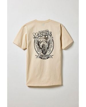 Loser Machine Desert Lands Stock Graphic Tee - Natural