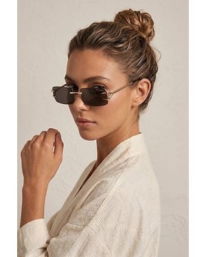 Fifth & Ninth Fifth & Ninth Voss Rectangle Sunglasses - Brown
