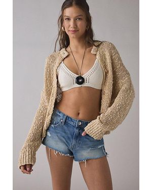 BDG Georgie Denim Cutoff Shorts - Blue
