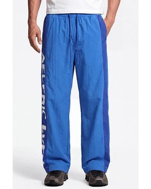 AELFRIC EDEN Baggy Nylon Track Pants - Blue