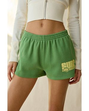 Out From Under Beach Bum Micro Sweat Shorts - Green
