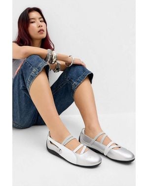 PUMA Silver Speedcat Ballet Shoes - Blue