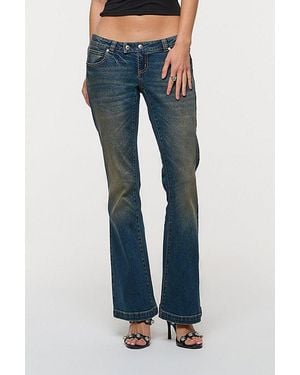 Abrand Jeans 00 Super Low Kick Tall Jean - Blue
