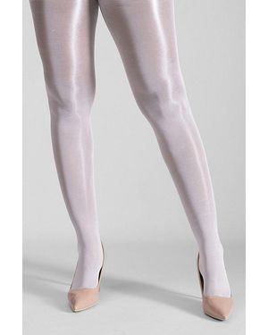 LECHERY Lechery Shiny 20 Denier Sheer Tights - Gray