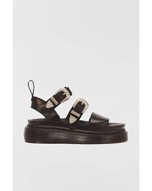 Dr. Martens Gryphon Quad Platform Sandals - Black