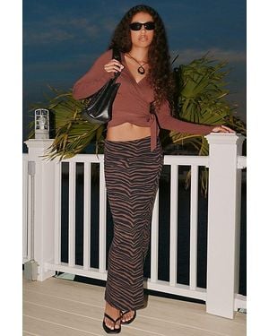 Out From Under Bec Foldover Maxi - Black