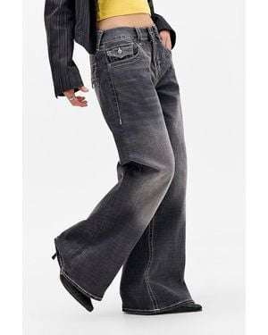 TRUE RELIGION Black Jessie Super Baggy Jeans
