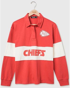 Junk Food Nfl Rugby Long Sleeve Top - Red