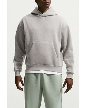 Nike Solo Fleece Hoodie Sweatshirt - Gray