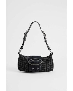 iets frans... Monogram Small Shoulder Bag - White