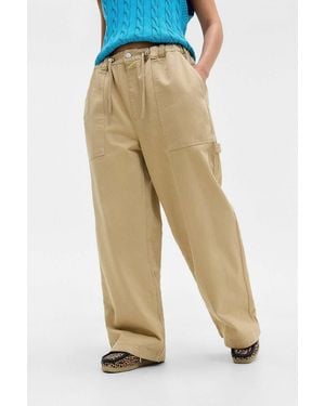 iets frans... Knox Skate Chino Trousers - Natural