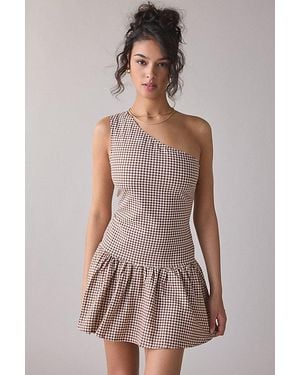 white christmas dresses Gabby Ruffle Hem Mini Dress main image 1