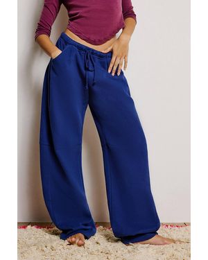Out From Under Essential 2.0 Barrel Leg Joggers - Blue