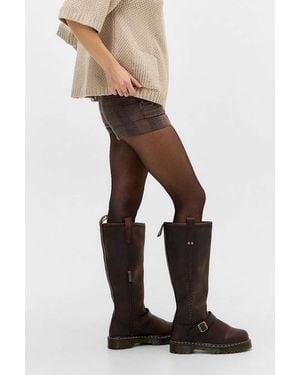 Dr. Martens Brown Anistone High Leg Boots