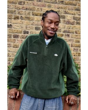 iets frans... Green Panel Football Fleece