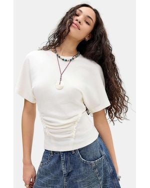 iets frans... Twist T-shirt - White