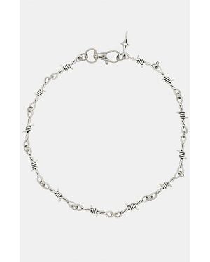 Velvet Luna Wire Chain Necklace - White