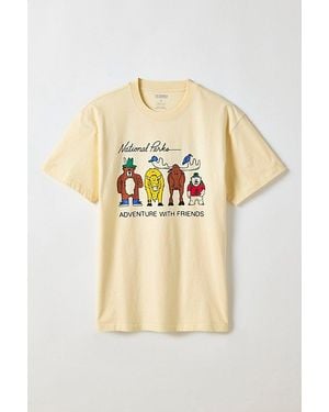 Parks Project Adventure With Friends Graphic Tee - Natural