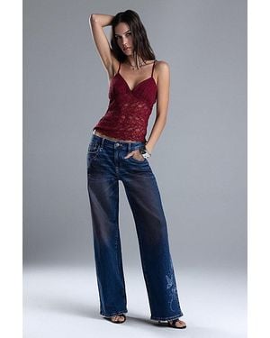 Miss Me Vanessa Vintage Baggy Jeans - Blue